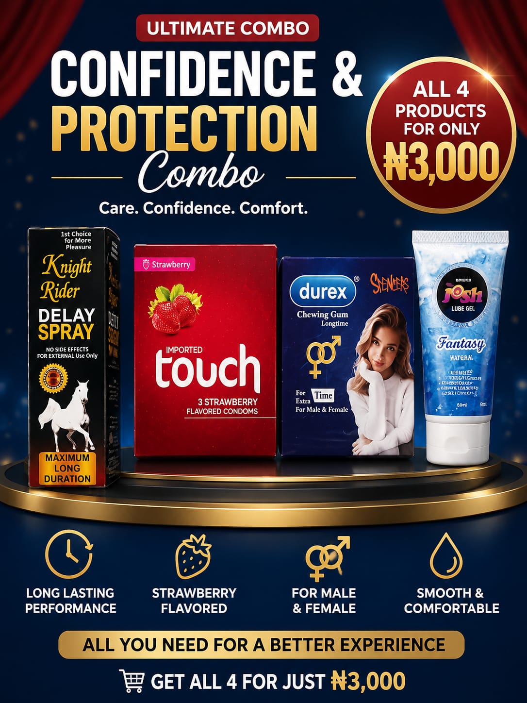 Ultimate Intimacy Combo – Only RS 3,000!