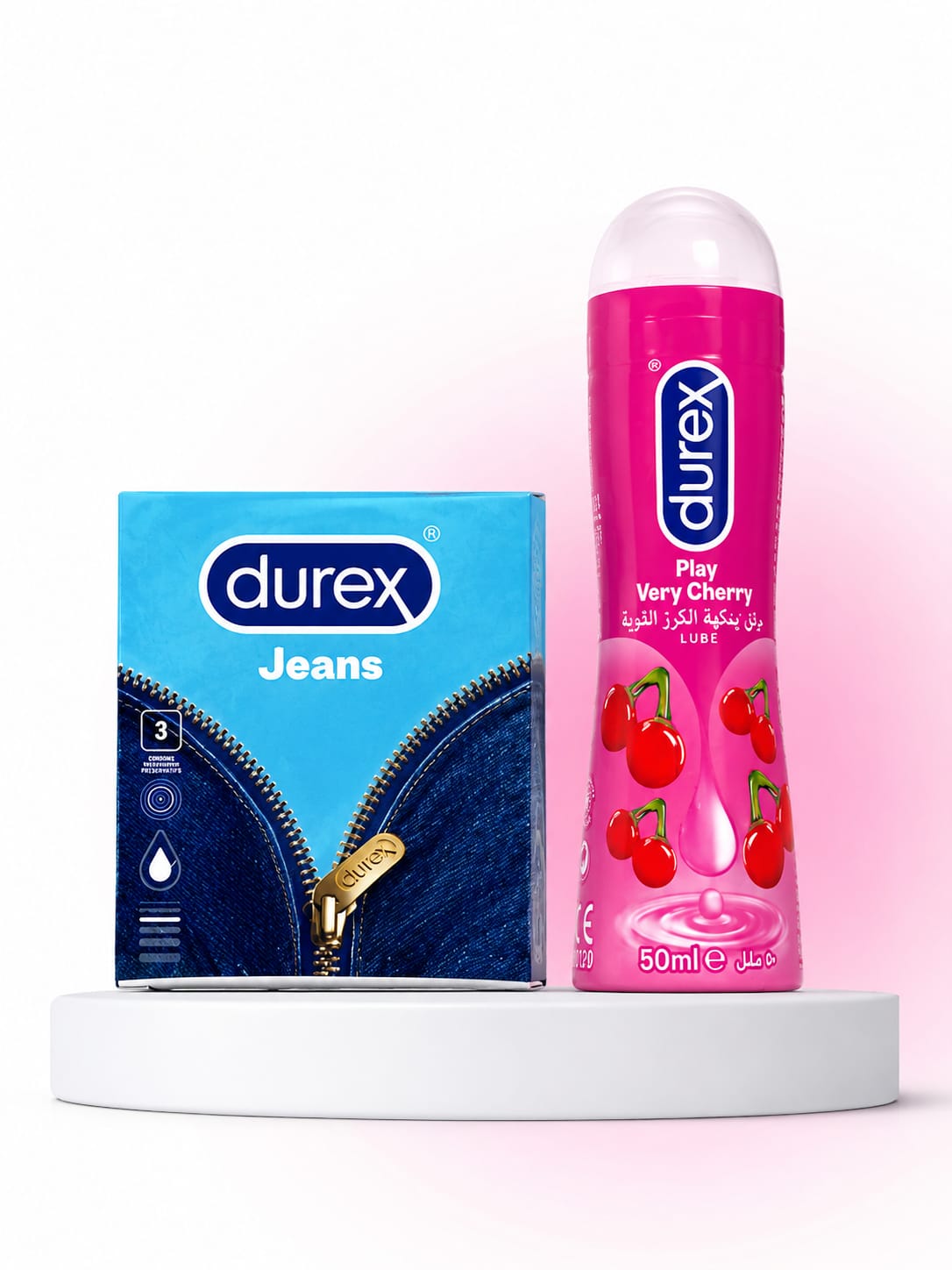 Durex Pleasure Duo Deal – Condoms + Cherry Lubricant