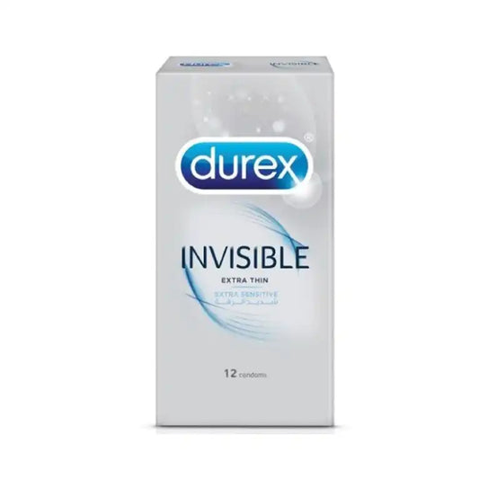 Durex Invisible Condoms (Box = 12 Pcs)