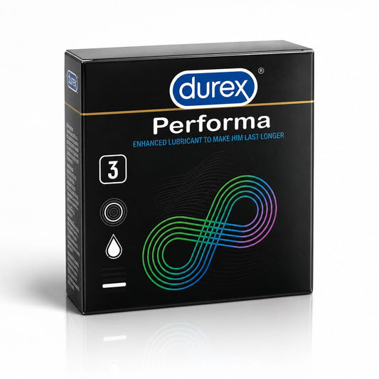 Durex Performa Enhanced Lubricant Condoms, Pack of 3