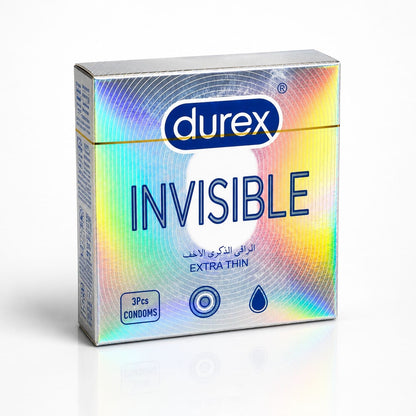Durex Invisible Condoms (Box = 3 Pcs)