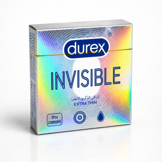 Durex Invisible Condoms (Box = 3 Pcs)