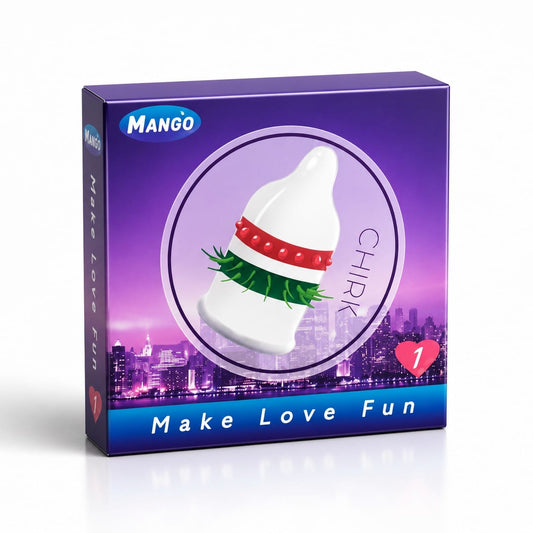 MANGO Chirk Textured Condom – 1 Piece