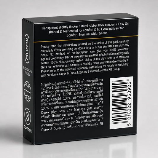 Durex Performa Enhanced Lubricant Condoms, Pack of 3