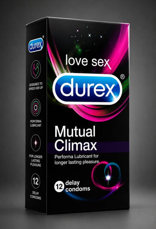 Durex Ribbed & Lubricated Condoms – Pack of 12